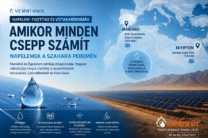 Napelemek a Szahara peremén: amikor minden csepp számít